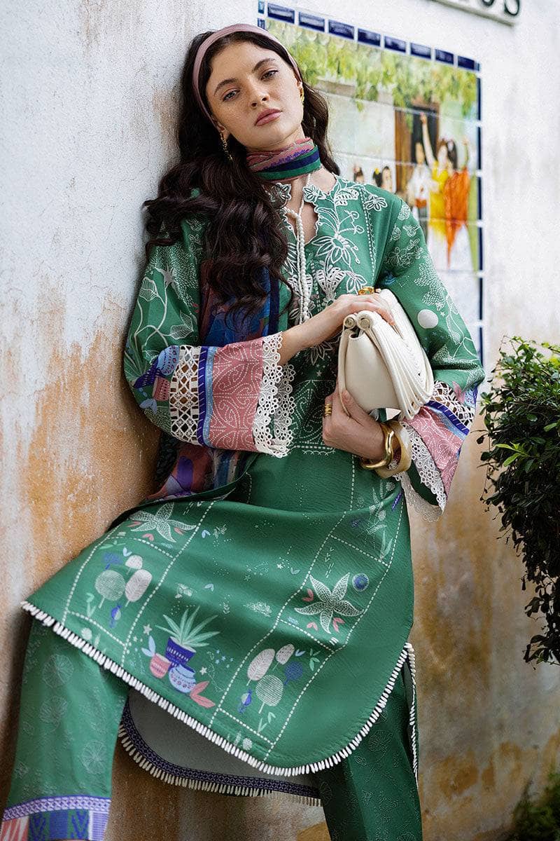 Restocked/Mushq Hemline Mirasol/Floor Jazmin/Green