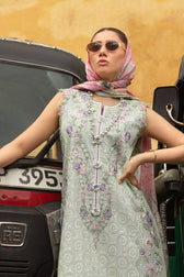 Restocked/Mushq Manaram Lawn 25/Beaming Drift/Mint
