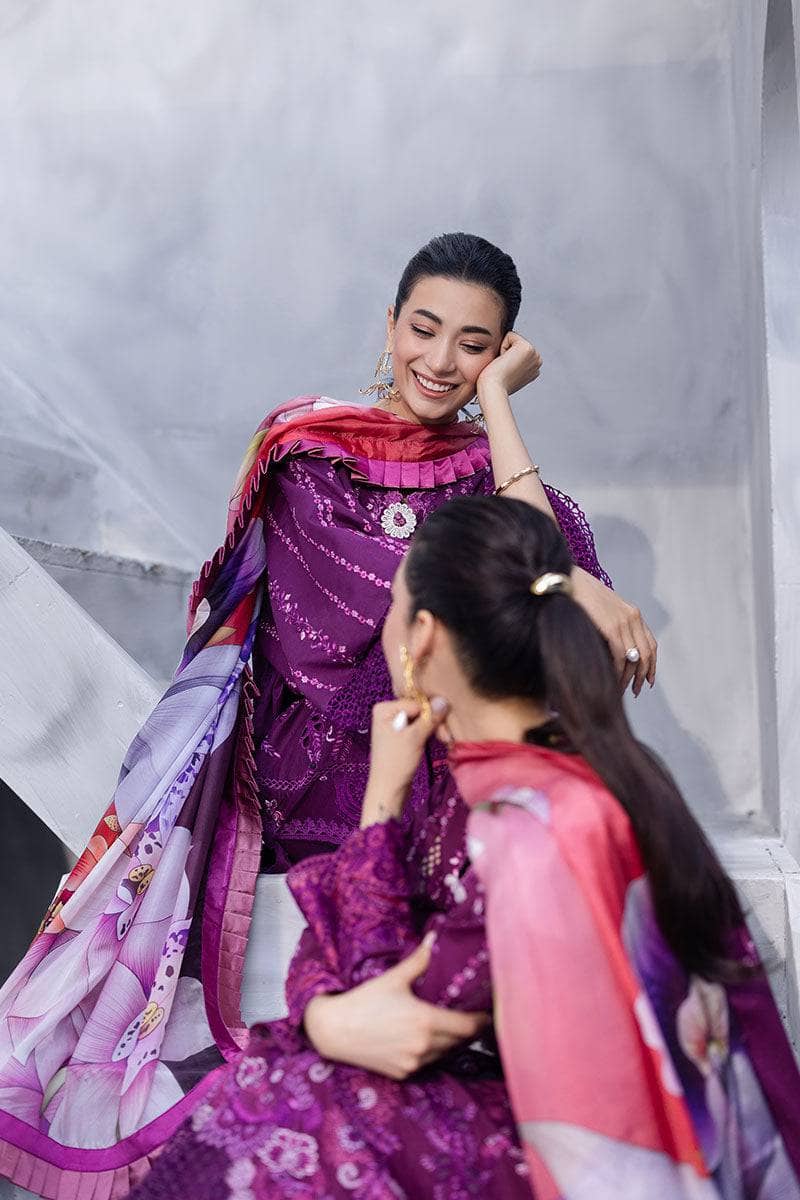Restocked/Mushq Manaram Lawn 25/Eternal Beat/Plum