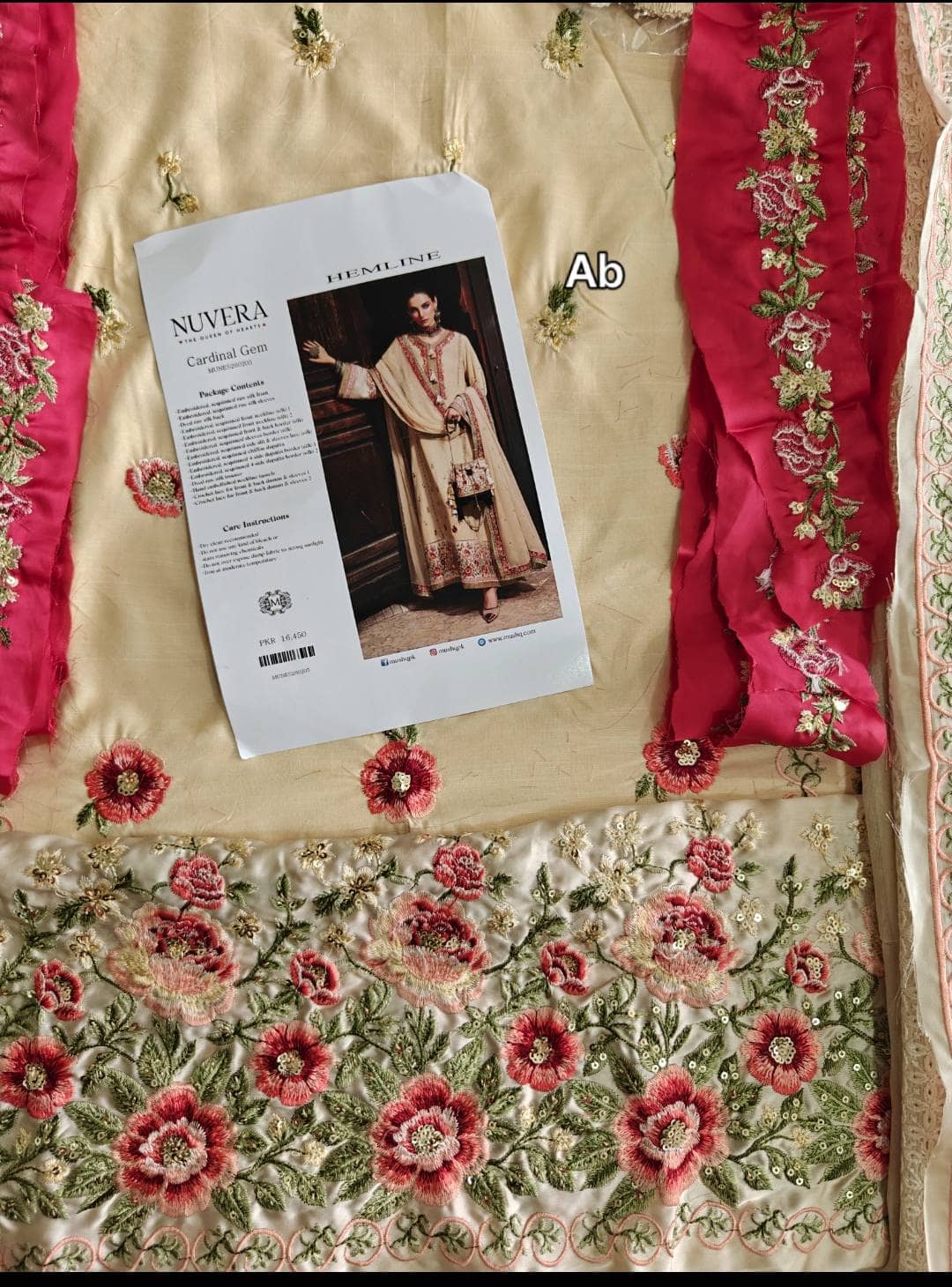 Open Pic/Mushq Nuvera Raw Silk 26/Vol 2/Carmine Jewel/D 06