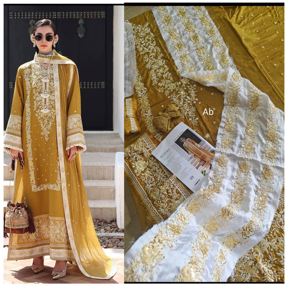 Open Pic/Mushq Nuvera Raw Silk 26/Vol 2/Rosalie Crown/D 07/Yellow