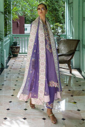 Mushq Nuvera Hemline Raw Silk/Elaris/Wisteria Purple