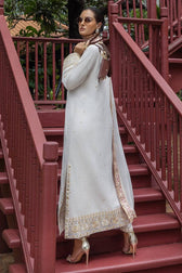 Mushq Nuvera Hemline Raw Silk/Elnaz/Off White