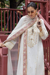 Mushq Nuvera Hemline Raw Silk/Elnaz/Off White