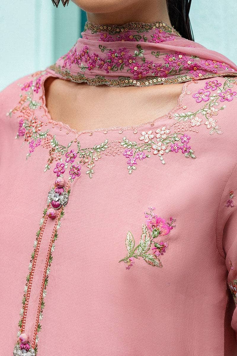 Mushq Nuvera Hemline Raw Silk/Elowen/Pink