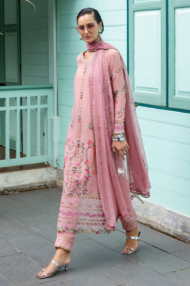 Mushq Nuvera Hemline Raw Silk/Elowen/Pink