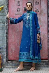 Mushq Nuvera Hemline Raw Silk/Marisette/Zinc