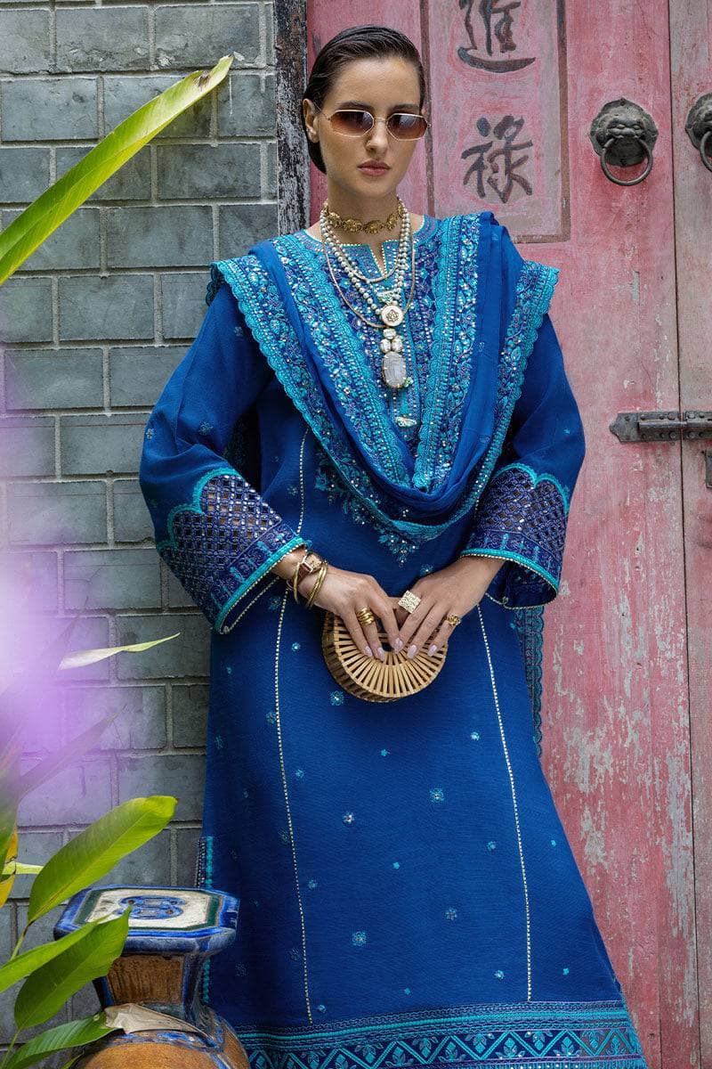 Mushq Nuvera Hemline Raw Silk/Marisette/Zinc