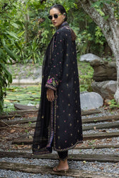 Mushq Nuvera Hemline Raw Silk/Onyxa/Black