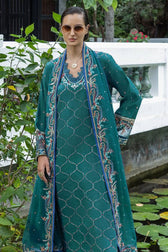 Sale‼️Mushq Nuvera Hemline Raw Silk/Valene/Teal Green