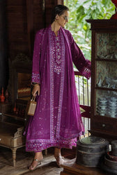 Restocked/Mushq Nuvera Hemline Raw Silk/Avenelle/Dark Purple