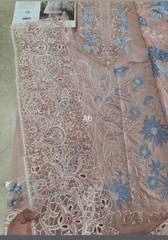 Hot🔥Seller/Open Pic/Hot 🔥 Seller/Mushq Hemline 26/Bloom Sonata/Silk Dupatta/Peach Pink
