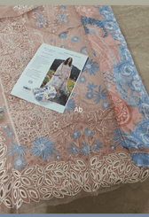 Hot🔥Seller/Open Pic/Hot 🔥 Seller/Mushq Hemline 26/Bloom Sonata/Silk Dupatta/Peach Pink