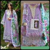 Open Pic/Mushq Hemline 26/Dewdrop Dance/Silk Dupatta/Lilac