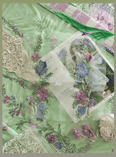 Open Pic/Mushq Hemline 26/Hummingbird Haven/Silk Dupatta/Mint Green