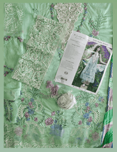 Open Pic/Mushq Hemline 26/Hummingbird Haven/Silk Dupatta/Mint Green