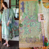 Open Pic/Mushq Hemline 26/Vol 2/Fernlore/Sea Green/Chiffon Dupatta