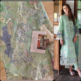 Open Pic/Mushq Hemline 26/Vol 2/Fernlore/Sea Green/Chiffon Dupatta