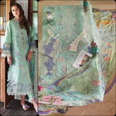 Open Pic/Mushq Hemline 26/Vol 2/Fernlore/Sea Green/Chiffon Dupatta