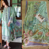 Open Pic/Mushq Hemline 26/Vol 2/Fernlore/Sea Green/Chiffon Dupatta
