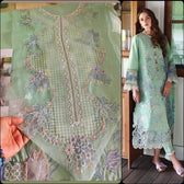 Open Pic/Mushq Hemline 26/Vol 2/Fernlore/Sea Green/Chiffon Dupatta