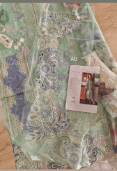 Open Pic/Mushq Hemline 26/Vol 2/Fernlore/Sea Green/Chiffon Dupatta