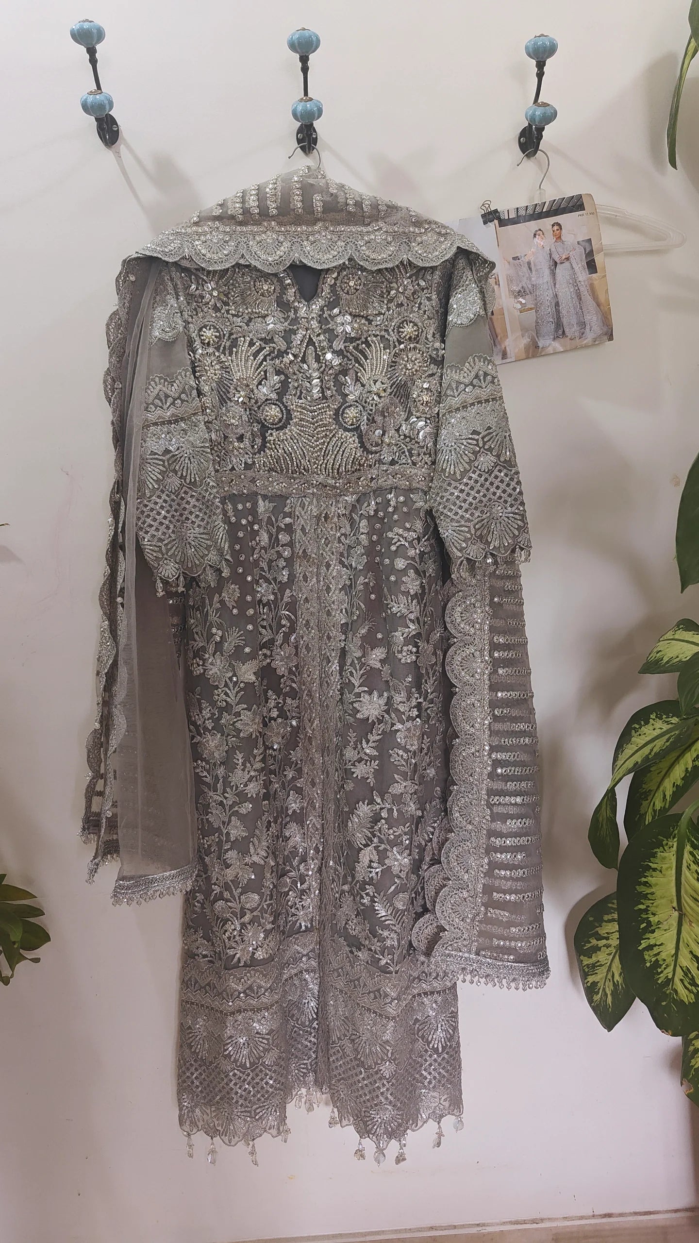Ready To Wear/Stitched/Size -XL/Mushq Trousseau De Luxe Wedding/Bridal Formal Suit