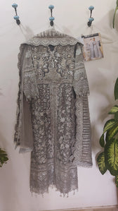 Ready To Wear/Stitched/Size -XL/Mushq Trousseau De Luxe Wedding/Bridal Formal Suit