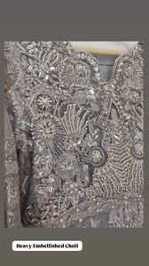 Ready To Wear/Stitched/Size -XL/Mushq Trousseau De Luxe Wedding/Bridal Formal Suit