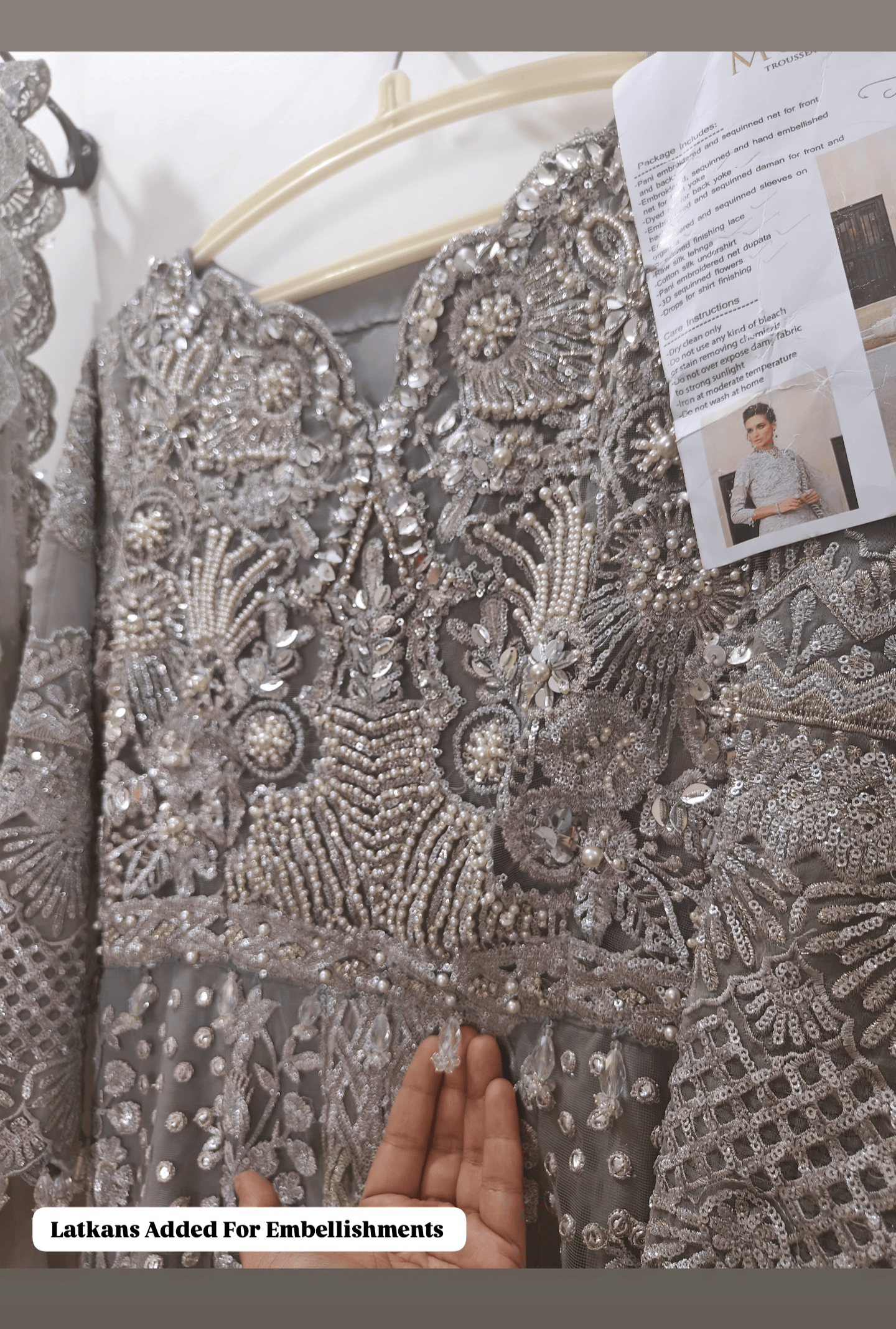 Ready To Wear/Stitched/Size -XL/Mushq Trousseau De Luxe Wedding/Bridal Formal Suit