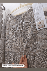 Ready To Wear/Stitched/Size -XL/Mushq Trousseau De Luxe Wedding/Bridal Formal Suit