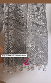 Ready To Wear/Stitched/Size -XL/Mushq Trousseau De Luxe Wedding/Bridal Formal Suit