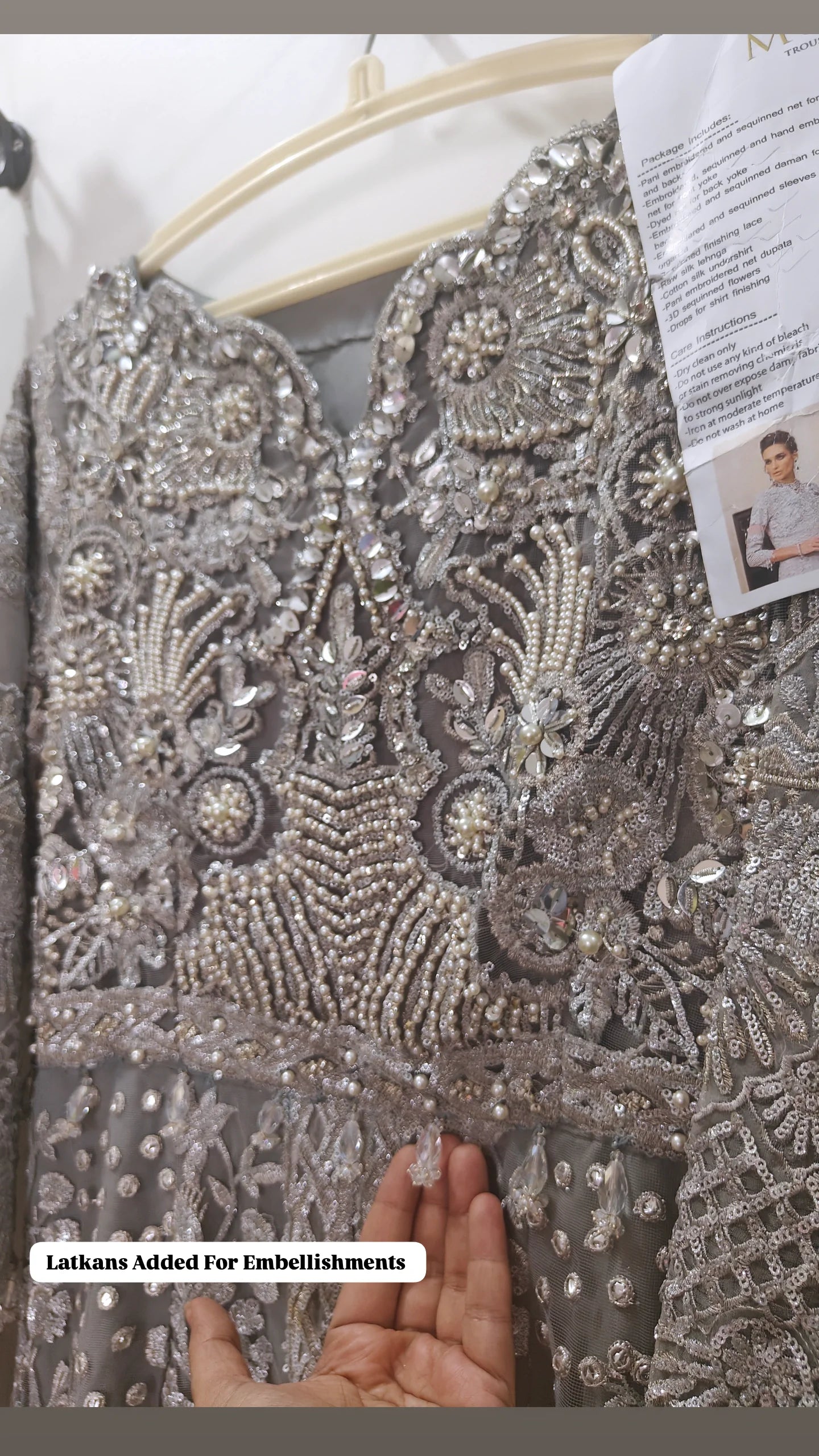 Ready To Wear/Stitched/Size -XL/Mushq Trousseau De Luxe Wedding/Bridal Formal Suit