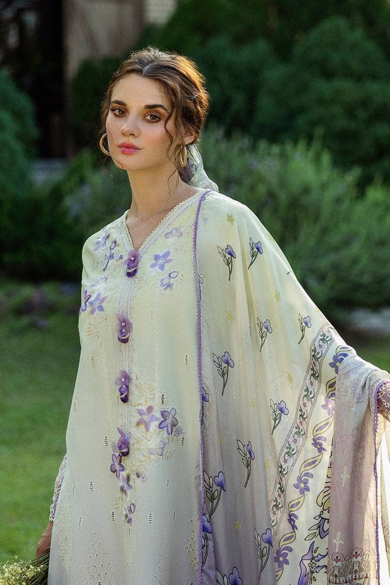 Restocked/Mushq Solace Chikankari/Gioia/Yellow Lavender