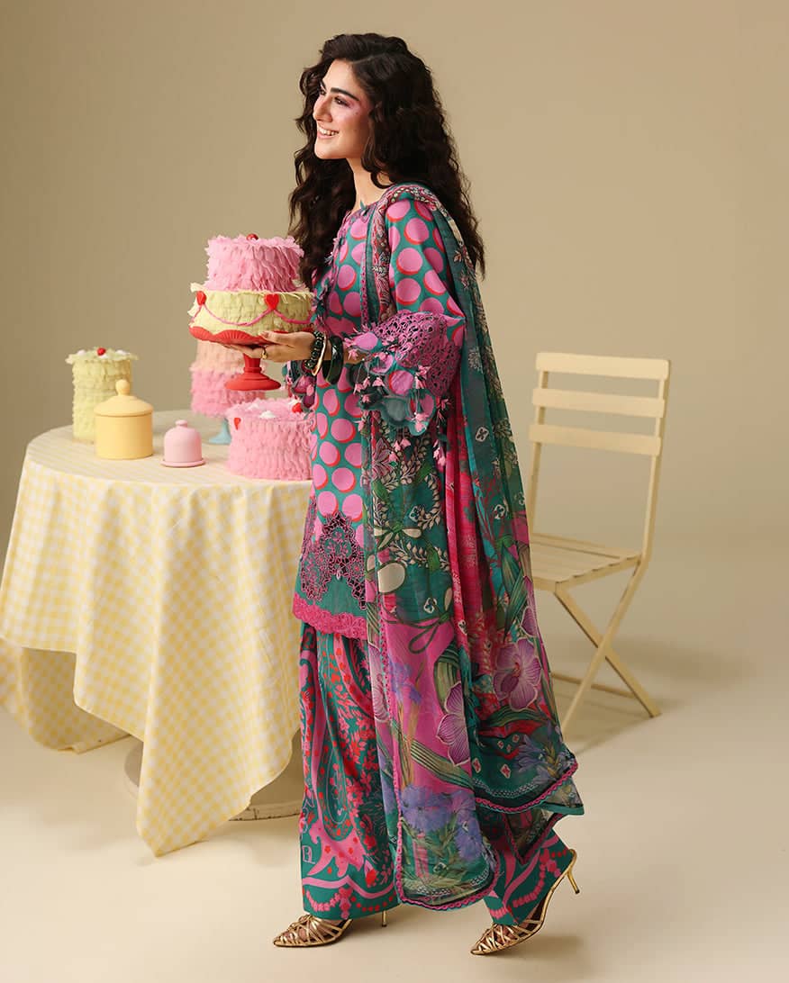 Restocked/Mushq Hemline Soleil/Petal Sonata/Fuchsia