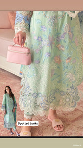 Spotted/HOT🔥SELLER/MUSHQ HEMLINE 26/VOL 2/FERNLORE/SEA GREEN/CHIFFON DUPATTA