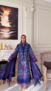 Spotted in Suffuse Luxury Lawn 26/Elora/Blue