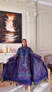Spotted in Suffuse Luxury Lawn 26/Elora/Blue