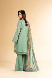 Nishat Cross Season Edit/Printed Embroidered Suit 42401821-1/Green