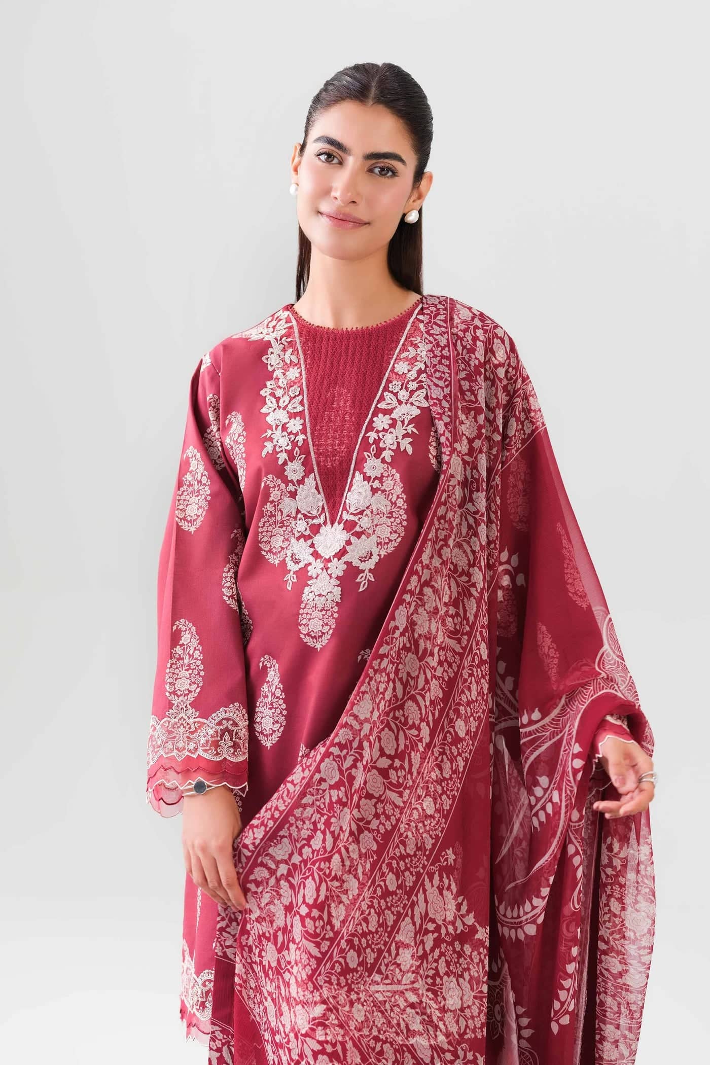 Nishat Eid Launch/42601019/Shirt Dupatta Set