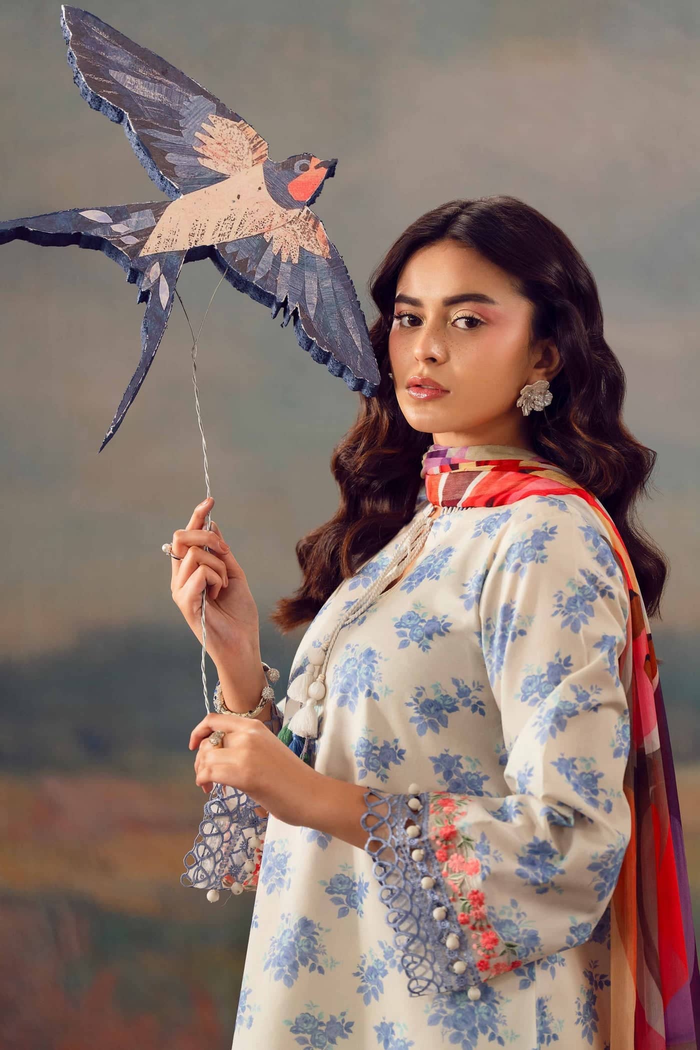 Restocked/Nishat Eid Launch/42601020/Shirt Dupatta Set