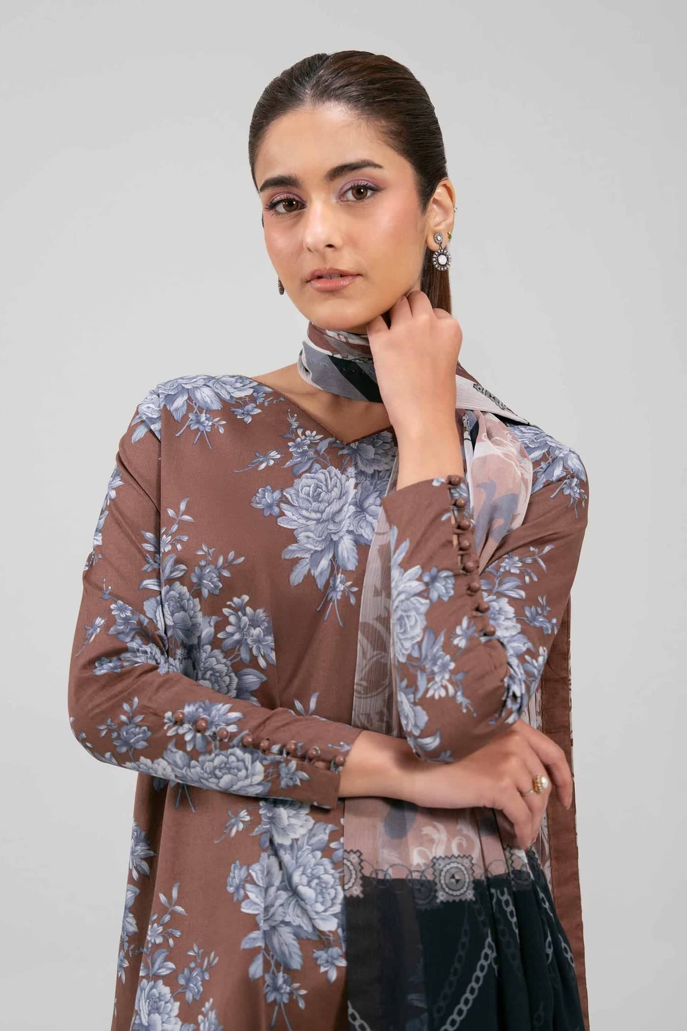 Nishat Eid Launch/42601023/Shirt Dupatta Set