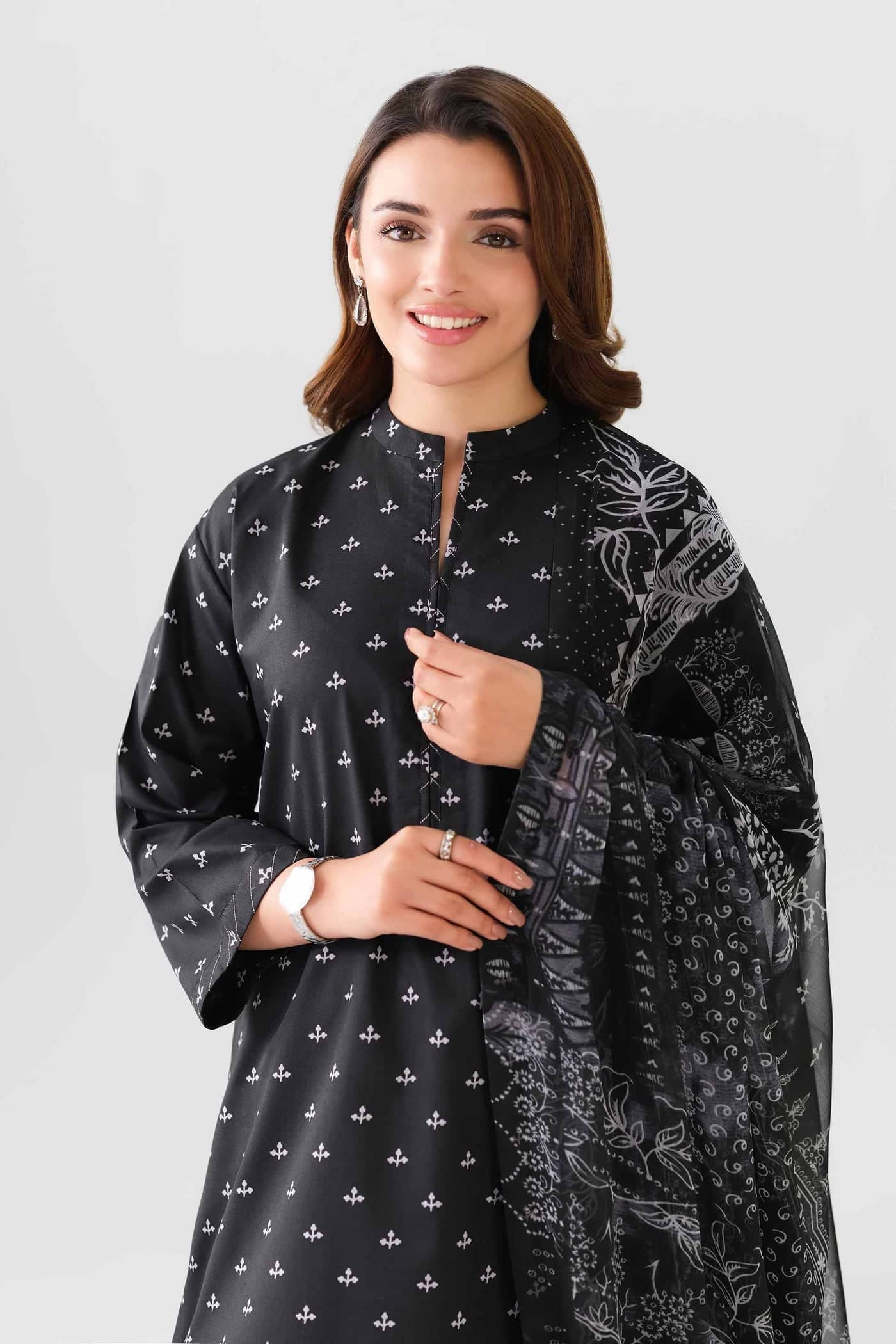Nishat Eid Launch/42601025/Shirt Dupatta Set