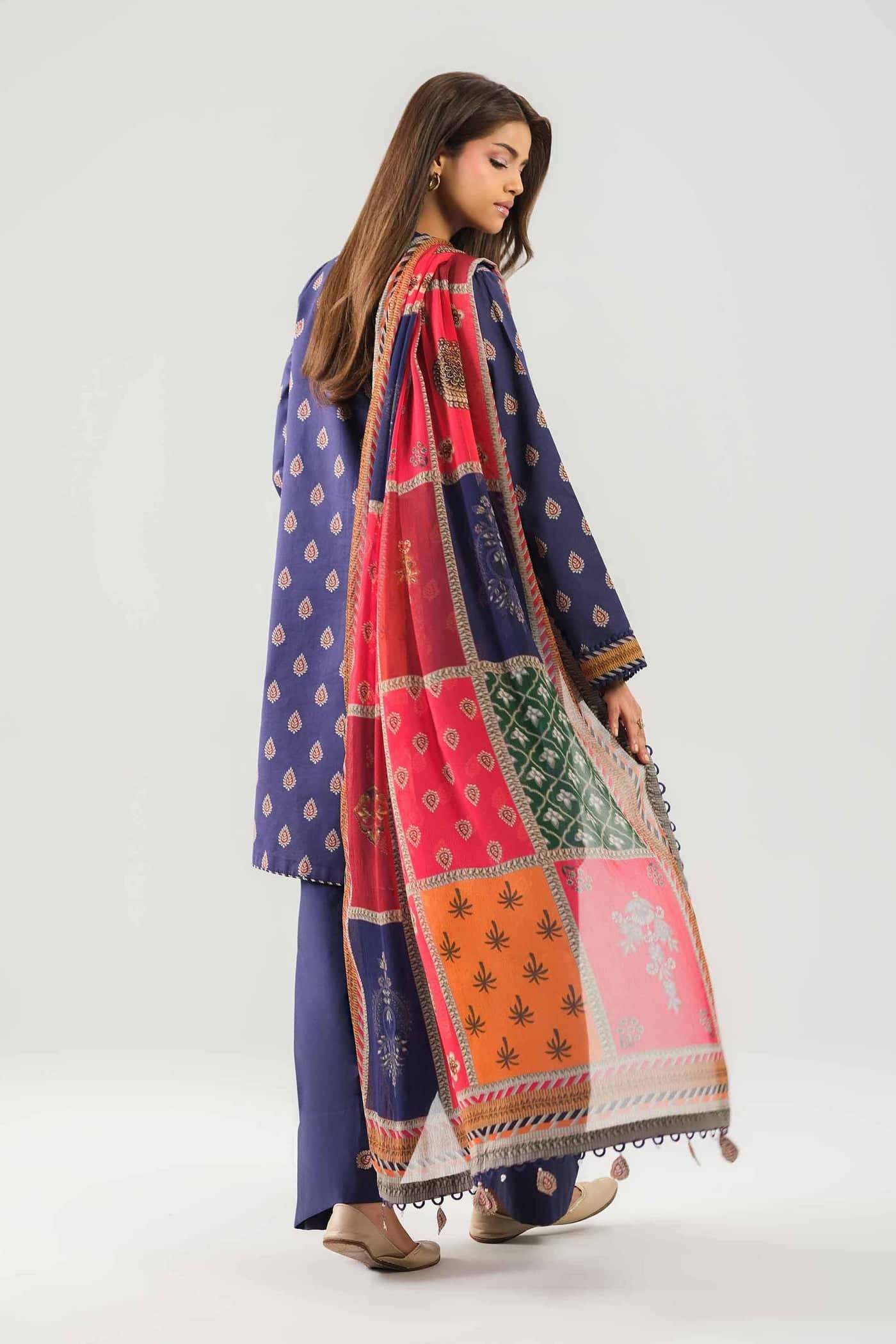 Nishat Eid Launch/42601030/Shirt Dupatta Set