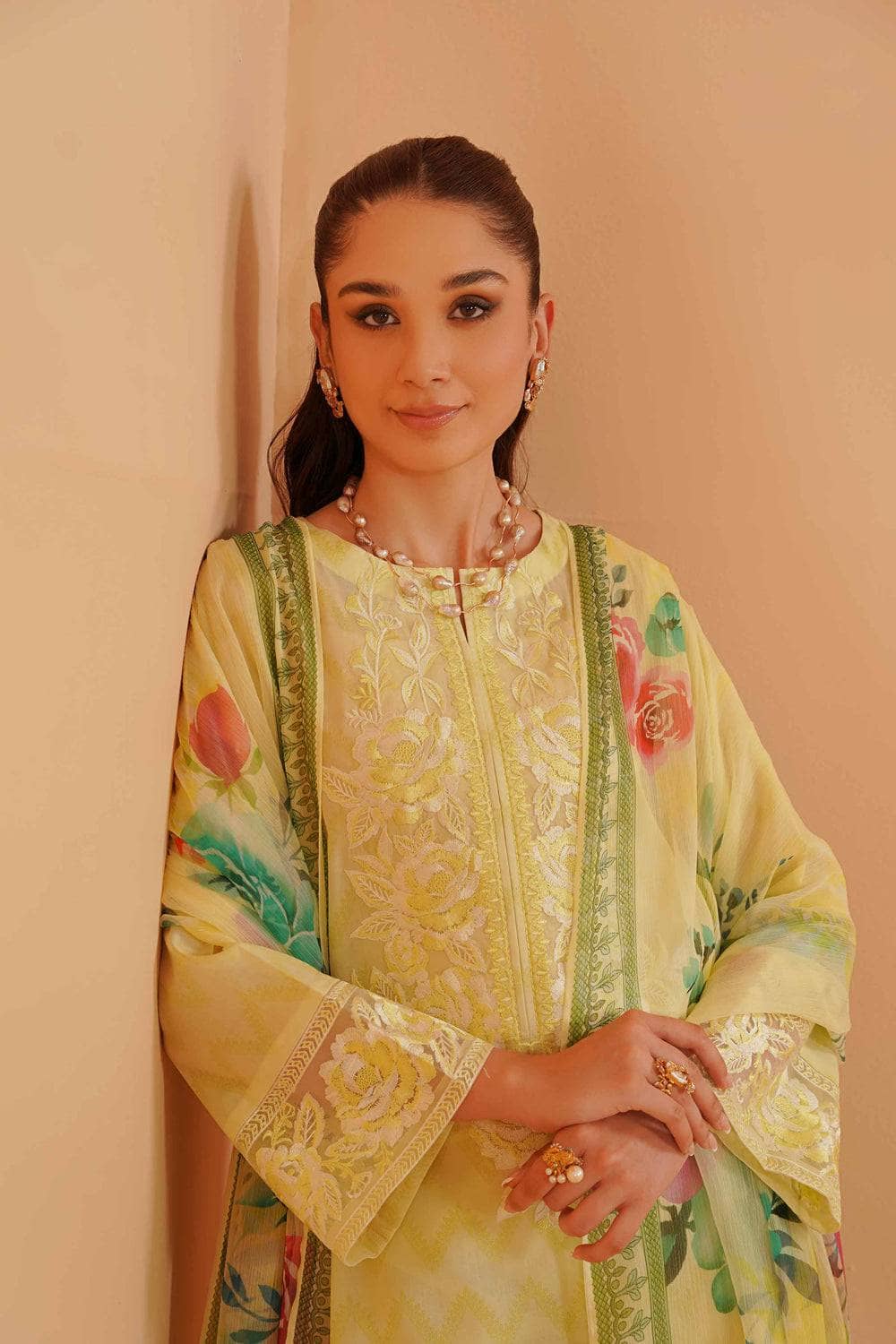 Nishat Summer Lawn Vol 2 Restocked/Nishat Summer Lawn/Vol 2/2 Piece - Printed Embroidered Suit - 42301486