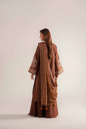 Nishat Winter 25/Digital Printed Embroidered Suit - 42502700/Karandi