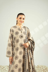 Nishat Winter 25/Printed Suit - 42502631/Linen