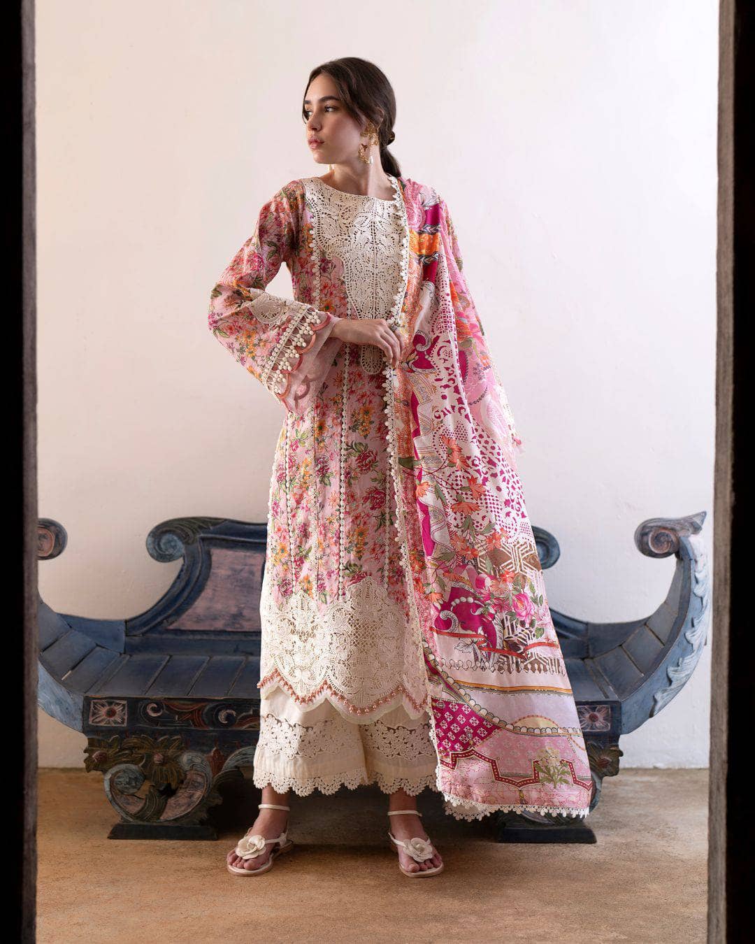 Afsana Lawn by Nofha Official/Emilia/Silk Dupatta