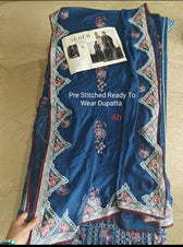Semi Stitched Easy Stitching Solutions/Nureh Amaya Luxury Formals Chiffon/AM -23