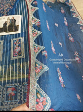 Semi Stitched Easy Stitching Solutions/Nureh Amaya Luxury Formals Chiffon/AM -23